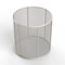 Anysizebasket Round Wire Mesh Basket: 12Dia. x 12H, 304 SS, 1/4 Rod Frame, No Handles, Mesh: 8 x .047 TMT-120RND120-N08S - alternate 1